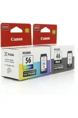 Canon PG-46 / CL-56 2'li Mürekkep Kartuş + Kağıt Hediye