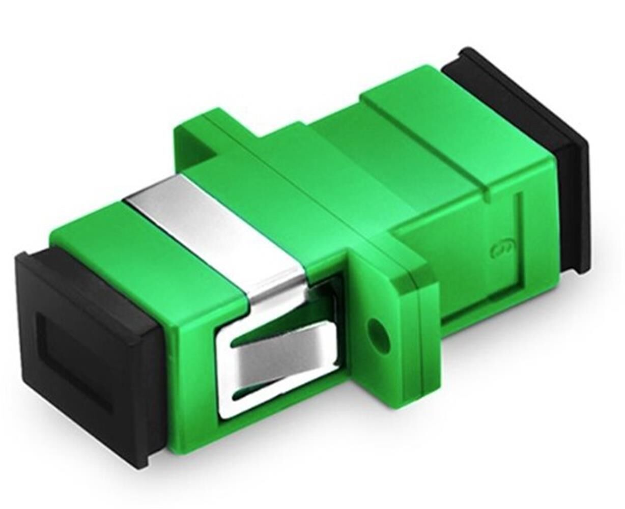 Teldata TLD-SADP02 SC/APC - SC/APC Single Mode (SM) Simplex Fiber Optik Adaptör (20 Adet) - Yeşil