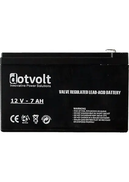 DOTVOLT SC 7  
7AH 12V Kuru Tip UPS+Güvenlik Aküsü