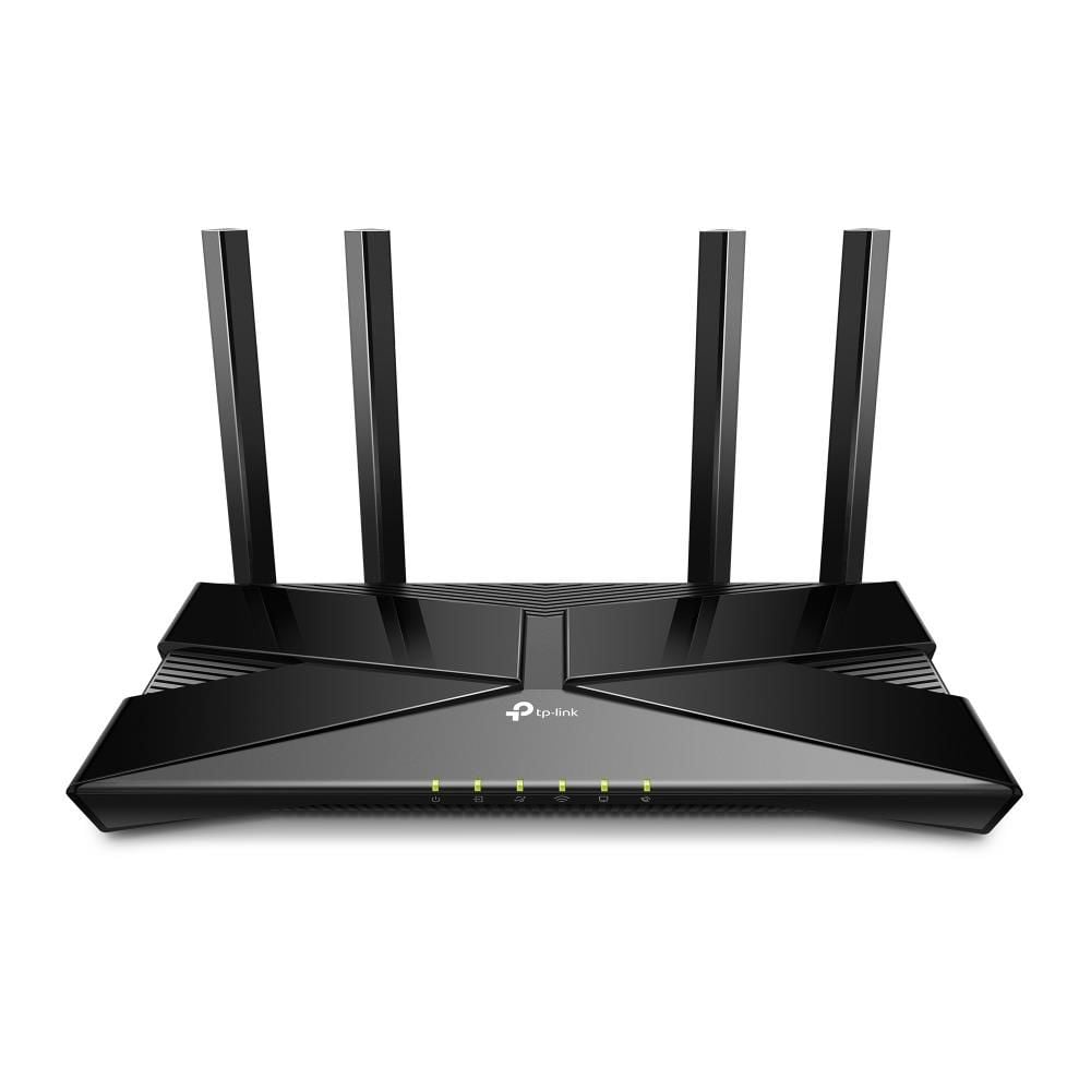 TP‑Link Archer VX1800V AX1800 Dual Bant Wi‑Fi 6 VDSL2/ADSL2+ Modem Router 4× Gigabit LAN, 1× USB2.0, VoIP, Super VDSL (VDSL2 Prof. 35b), EasyMesh Destekli Siyah