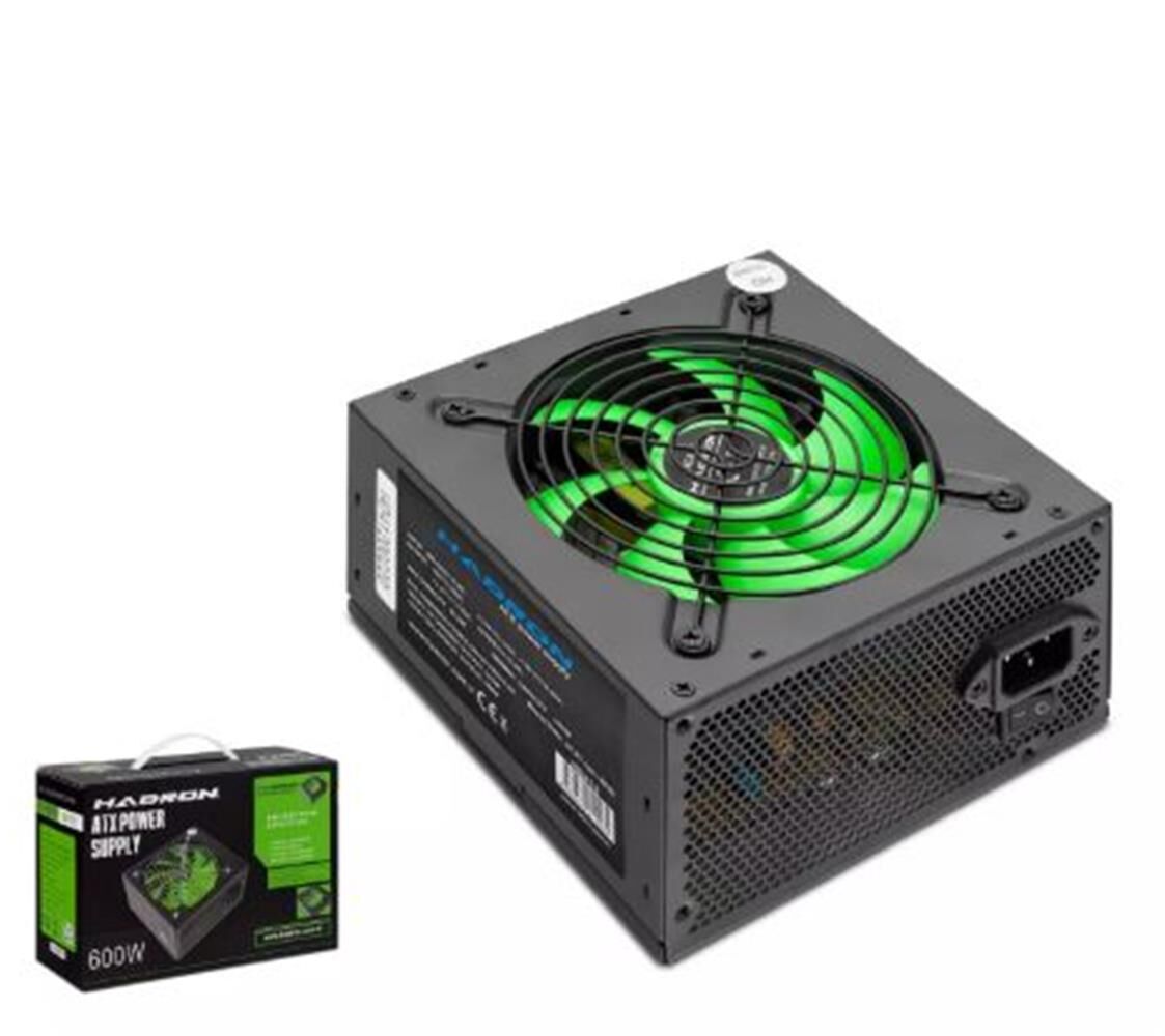 HADRON HD413 POWER SUPPLY 500 W Siyah ATX Güç Kaynağı – 500W PSU, 12 cm Fan, SATA/Molex/EPS Bağlantılar, Aşırı Akım‑Kısa Devre Koruma