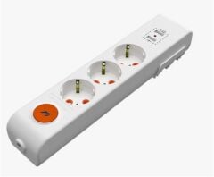 Mutlusan Ri-Tech 3'lü 3 Metre Anahtarlı 1xUSB + 1xType-C Topraklı Grup Priz (Çocuk Korumalı)