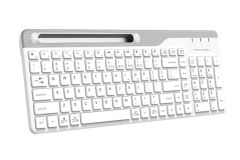 A4 Tech FBK25 Beyaz Bluetooth + 2.4G Nano FN Multimedya Klavye