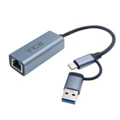 INCA IUTP-01T USB 3.0 TYPE-C 3.1 Ethernet RJ45 1000Mbps Alüminyum Kasa