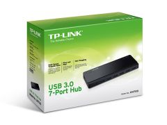 TP-Link UH700 USB 3.0 7 Port Hub – 3 Adet 1.5 A BC 1.2 Hızlı Şarj Portlu, 5 Gbps Veri Transferi, Akıllı Koruma, Windows/Mac/Linux Uyumlu, 12 V 2 A Adaptör Dahil