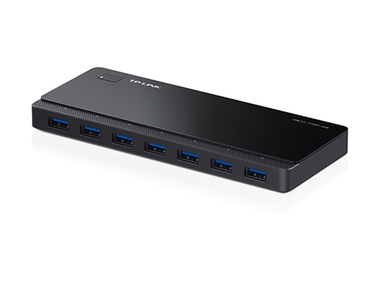 TP-Link UH700 USB 3.0 7 Port Hub – 3 Adet 1.5 A BC 1.2 Hızlı Şarj Portlu, 5 Gbps Veri Transferi, Akıllı Koruma, Windows/Mac/Linux Uyumlu, 12 V 2 A Adaptör Dahil