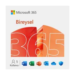 MS Office 365 Bireysel TR/ENG Win 1 Yıllık Lisans ESD
