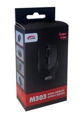 Elba M303 USB Siyah 3D Optik Kablolu Mouse