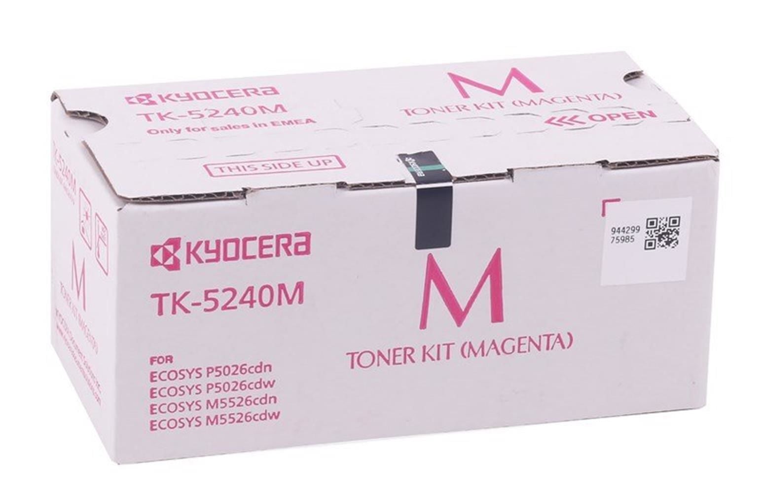Kyocera TK-5240M Macenta (Magenta) Orijinal Toner Kartuşu (1T02R7BNL0)