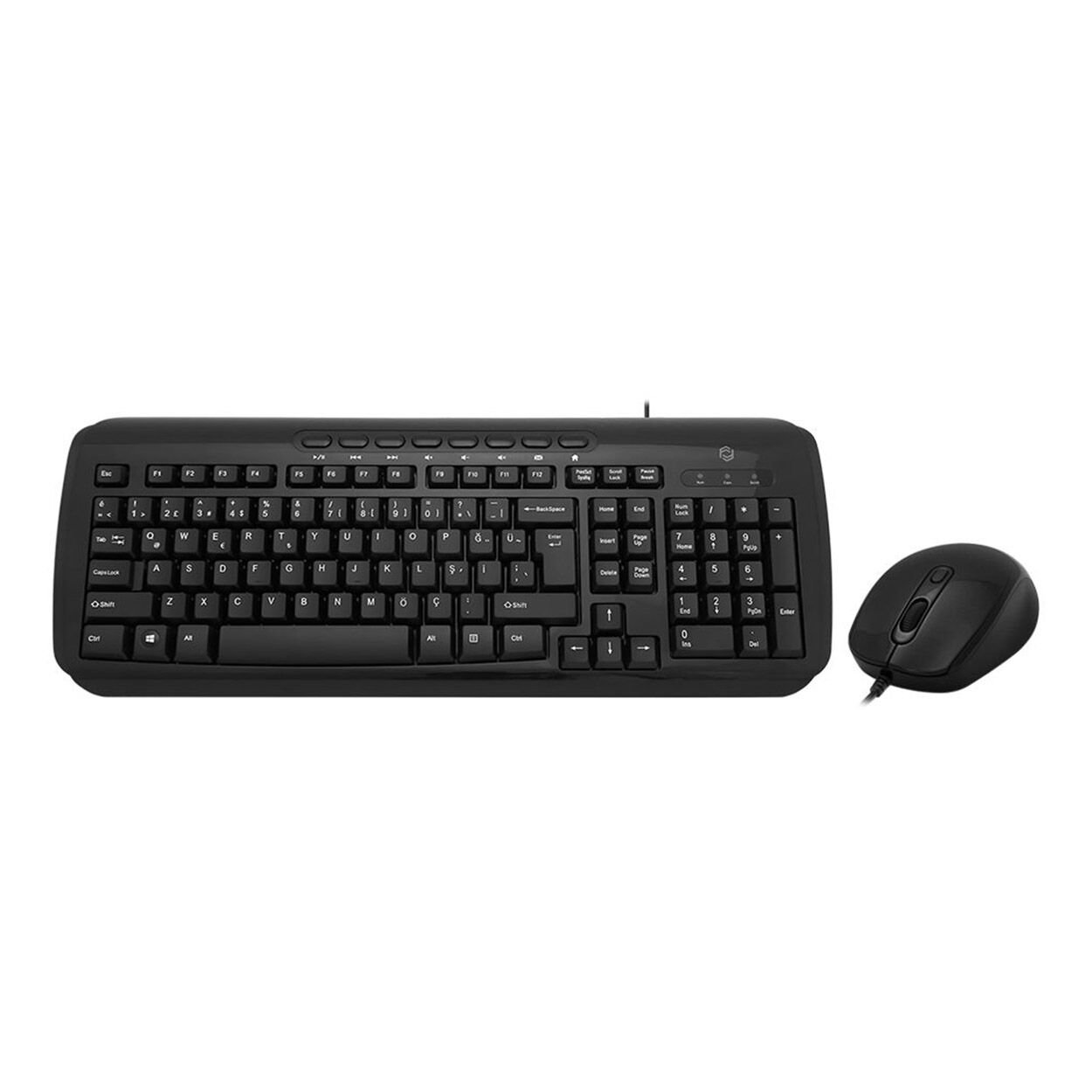 Frisby FK-4850QU Kablolu Q-Türkçe Multimedya Klavye ve Mouse Set