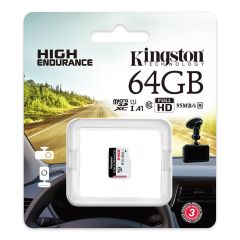 Kingston SDCE-64GB 64GB microSDXC Endurance C10 A1 UHS-I Hafıza Kartı
