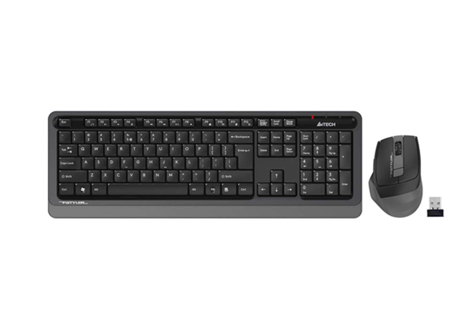 A4 Tech FG1035 2.4G Gri Q Fn-Mm Klavye + Optik Mouse Set