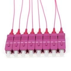 Teldata TLD-PIGOM4SCMM SC/UPC OM4 Multi-Mode Fiber Optik Pigtail 1 Metre (12'li Paket)