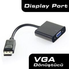 Dark DK‑HD‑ADPXVGA DisplayPort (DP) → VGA Aktif Dijital‑Analog Dönüştürücü Full HD 1080p Plug‑and‑Play