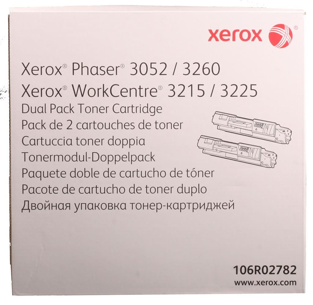 Xerox 106R02782 Siyah (Black) İkili Paket (Dual Pack) Orijinal Toner Kartuşu (2 x 3.000 Sayfa)