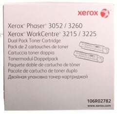 Xerox 106R02782 Siyah (Black) İkili Paket (Dual Pack) Orijinal Toner Kartuşu (2 x 3.000 Sayfa)