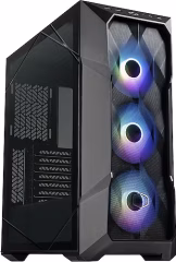 Cooler Master MasterBox TD500 V2 Mesh ARGB Mid Tower Siyah Kasa PSU YOK