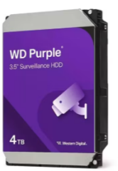 WD Purple 4TB WD44PURZ 3.5'' SATA 3 5400RPM 128MB 7/24 Güvenlik Harddisk (Resmi Distribütör)