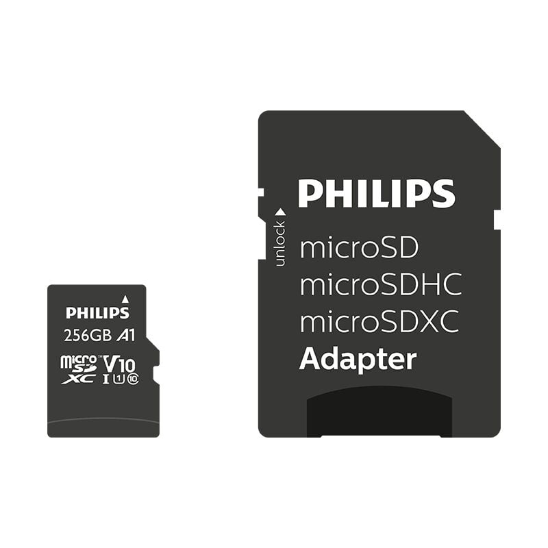 Philips 256GB MicroSDXC Class 10 UHS-I 80 MB/s Hafıza Kartı (FM25MP45B/00)