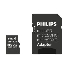 Philips 256GB MicroSDXC Class 10 UHS-I 80 MB/s Hafıza Kartı (FM25MP45B/00)