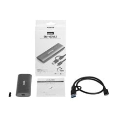 Dark DK‑AC‑DSEM4 USB 3.2 Gen 2 Type‑C M.2 NVMe SSD Disk Kutusu 10 Gbps Alüminyum Pasif Soğutmalı Tak‑Çalıştır