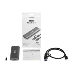Dark DK‑AC‑DSEM4 USB 3.2 Gen 2 Type‑C M.2 NVMe SSD Disk Kutusu 10 Gbps Alüminyum Pasif Soğutmalı Tak‑Çalıştır