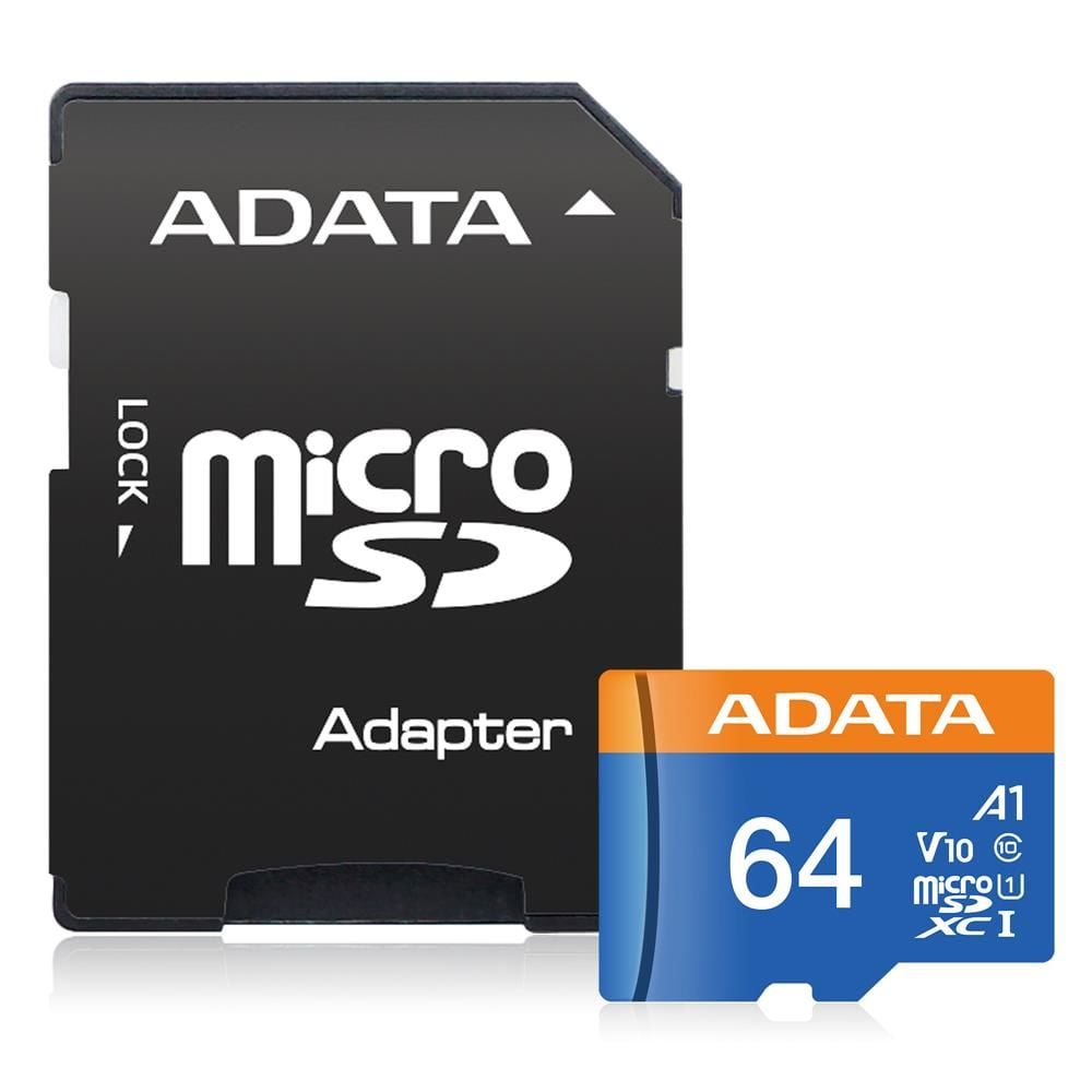 Adata 64GB Premier microSDXC Hafıza Kartı + Adapter UHS-I Class10 V10