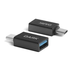 Dark DK‑AC‑U31X30 USB3.1 Type‑C (Erkek) → USB3.0 Type‑A (Dişi) Mini Converter Bant Genişliği 5 Gbps Plug‑and‑Play