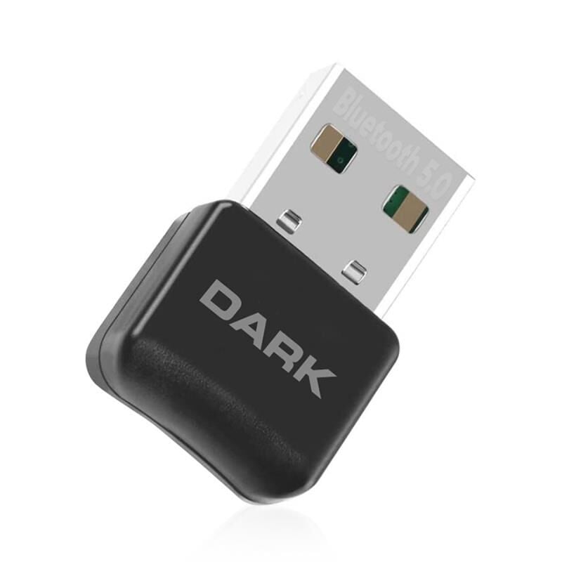 Dark DK‑AC‑BTU50 Bluetooth 5.0 Mini USB Dongle Alıcı 20 m Menzil Realtek 8761B Çipset Plug‑and‑Play