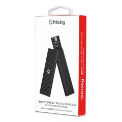 Frisby FHC-M2305 USB 3.1 Gen2 Type-C M.2 PCIe NVMe SSD Alüminyum Harici Disk Kutusu