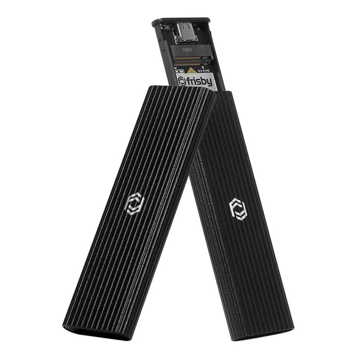 Frisby FHC-M2305 USB 3.1 Gen2 Type-C M.2 PCIe NVMe SSD Alüminyum Harici Disk Kutusu