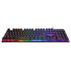 Everest KB-24 Siyah Rainbow Q USB Kablolu Membrane Oyuncu Klavyesi