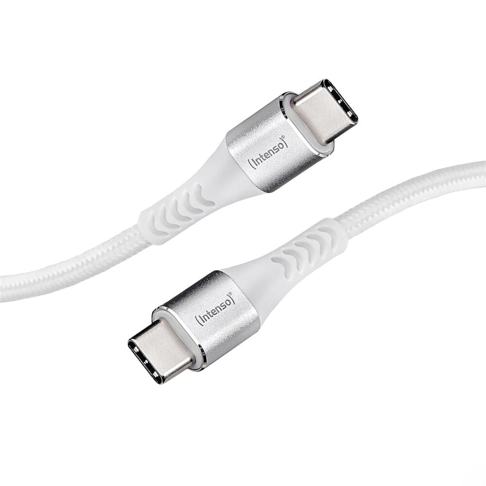 Intenso 7901002 USB-Cable C315C USB-C to USB-C 60W 1.5 Metre Şarj ve Data Kablosu Beyaz