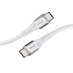 Intenso 7901002 USB-Cable C315C USB-C to USB-C 60W 1.5 Metre Şarj ve Data Kablosu Beyaz
