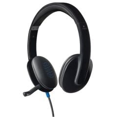 Logitech H540 Kablolu USB Kulaküstü Siyah Kulaklık (981-000480)