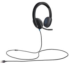 Logitech H540 Kablolu USB Kulaküstü Siyah Kulaklık (981-000480)