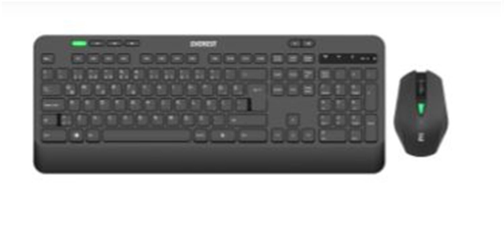 Everest KM-2620 Siyah 2.4GHz Kablosuz USB Sessiz Switch İnce Q Multimedya Klavye + Mouse Set