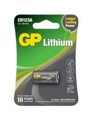 GP CR123A 3V Lityum Fotoğraf Makinesi Pili - Tekli Paket (GPCR123A-U1)