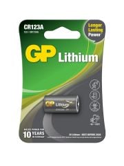 GP CR123A 3V Lityum Fotoğraf Makinesi Pili - Tekli Paket (GPCR123A-U1)