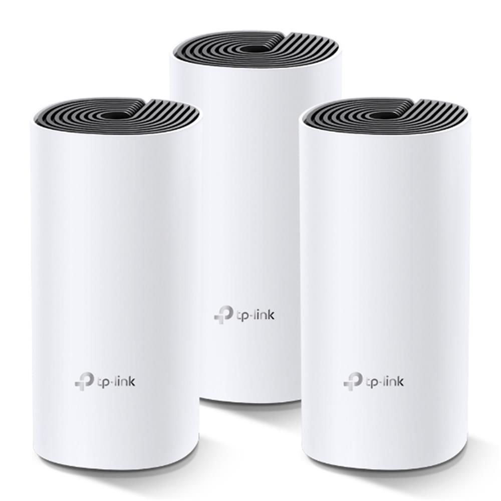 TP‑Link Deco M4 3’lü Paket AC1200 Intel Qualcomm CPU 16‑Cihaz Destekli 2.4 GHz+5 GHz Dual‑Band Mesh Wi‑Fi Sistemi (3× Deco M4)