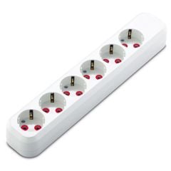 Mutlusan Rı-Tech 6'lı Klemensli Topraklı Grup Priz (Kablosuz) - 001 175 610001 00 00