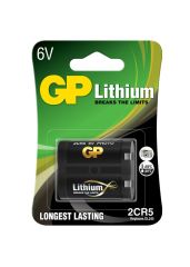 GP Batteries 2CR5 6V Lityum (Lithium) Yüksek Performanslı Fotoğraf Makinesi ve Özel Cihaz Pili
