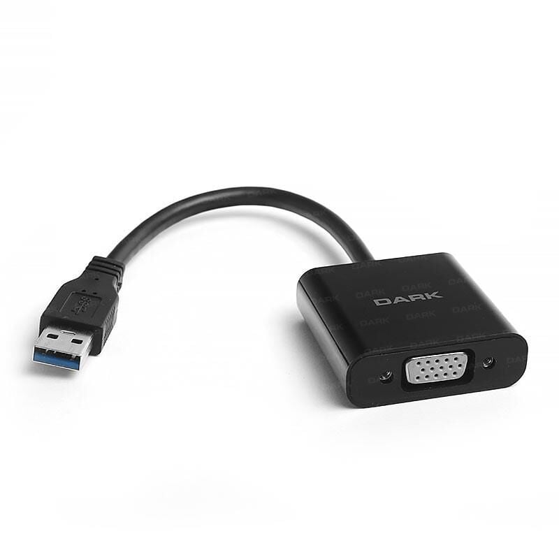 Dark DK‑AC‑UGA34 VGA USB 3.0 / 2.0 Harici Ekran Kartı 1080p Full HD USB‑VGA Adaptör