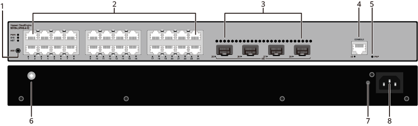 HUAWEI S5735-L24T4S-A-V2 24GE Port, 4xSFP L3 Yonetilebilir Switch