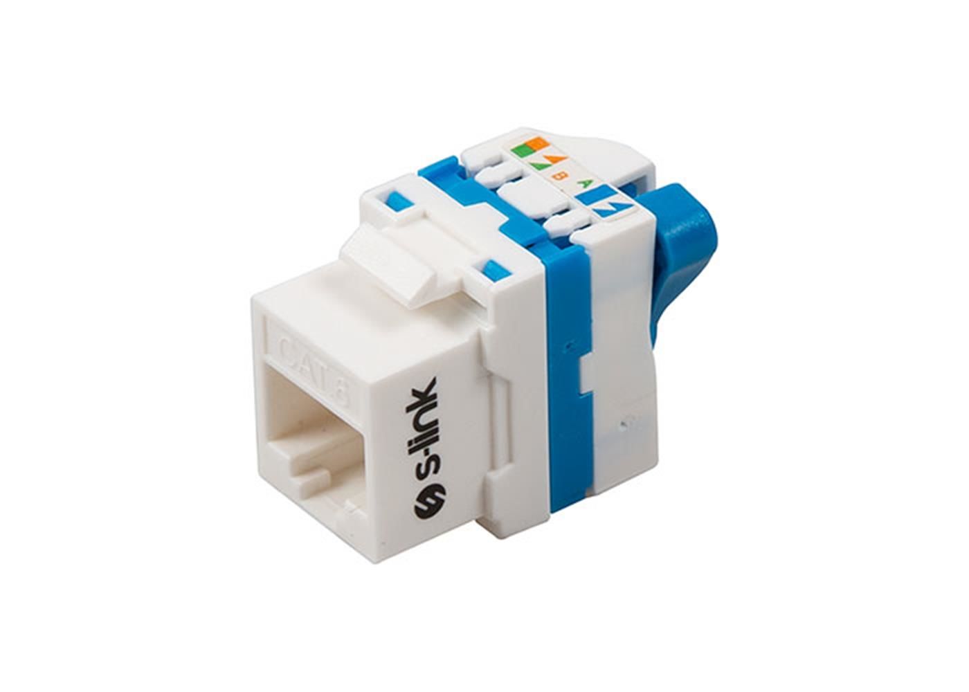 S-link SL-KS75 180 Derece UTP CAT6 Keystone Jack 3U 90°
