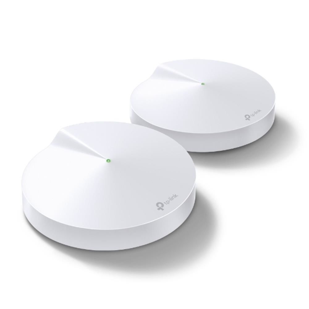 TP‑Link DECO M5 2’li Paket AC1300 Çift Bant Mesh Wi‑Fi Sistemi – 2 × DECO M5 Ünite | 1267 Mbps, 100+ Cihaz Desteği, Gigabit Ethernet, HomeCare™ Güvenlik (Antivirüs, Ebeveyn Kontrolü, QoS)