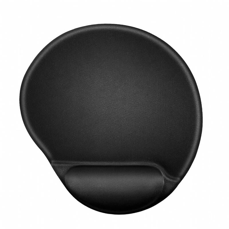 INCA IMPS‑009 Bilek Destekli Silikon Mouse Pad Large 220 × 250 × 3 mm Siyah – Ergonomik Silikon Dolgu, Kaydırmaz Taban, 2 Yıl Garanti