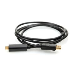 DARK DK‑CB‑DPXHDMIL180 1.8 m DisplayPort (20 pin Erkek) to HDMI (19 pin Dişi) Aktif Dönüştürücü Kablo – 4K UHD @30 Hz / Full HD 1080p, Altın Kaplama, Tak‑ve‑Çalıştır, 2 Yıl Türkiye Garantili