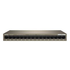 Tenda TEG1016M 16-Port Gigabit Desktop Ethernet Switch (Mini Metal Case)