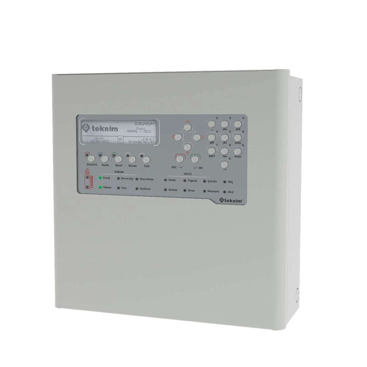 Teknim TFP-2211 Analog Adresli 1 Loop (Çevrim) 240 Adresli Yangın Alarm Paneli